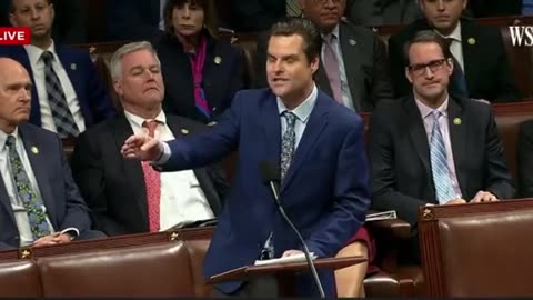 Matt Gaetz goes NUCLEAR on establishment before ousting McCarthy