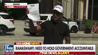 Vivek Ramaswamy, announces He will Pardon Donald Trump & Challenges others to do so