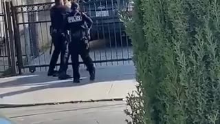 Cop uses his badge as an excuse to beat the daylights out of a helpless man