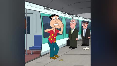 FAMILY GUY - QUAGMIRE AND STEWIE IN PARIS