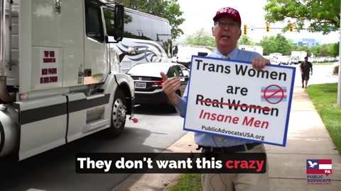 Street Reaction to Transwoman Sign #womensrights #reaction #mensrights