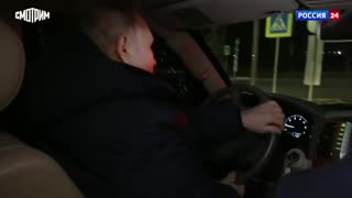 Vladimir Putin personally drove through Mariupol by car