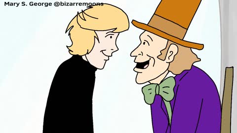 Willy Wonka and Grandpa Joe