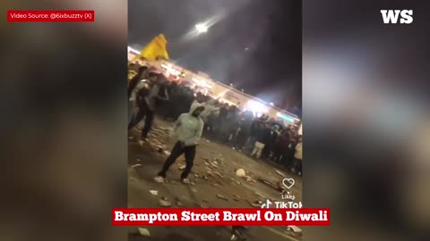 Brampton street brawl on Diwali