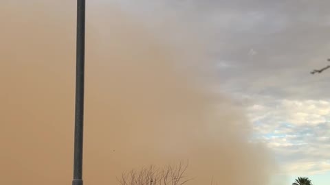 Dust Storm Moves in on Chandler, AZ