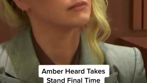 Amber Heard Takes Stand Final Time in Libel Lawsuit