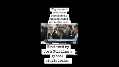 Josh Stirling stats on vaxxed vs unvaxxed