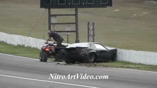 Crash Grudge Racing at Carolina Dragway No Time Action