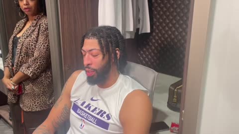 Anthony Davis on Patrick Beverley’s recent comments and facing Pat on Sunday