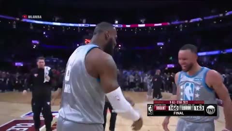 LeBron James Brings The Crowd To Their Feet After Hits The Game-Winning Shot In All-Star Game!