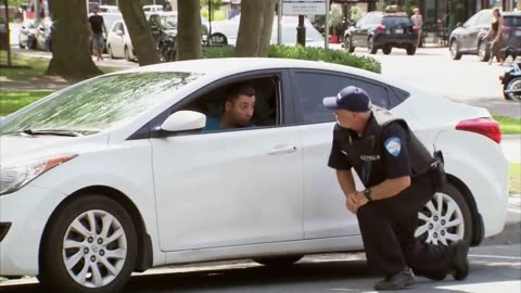 Cop Plays Hide & Seek Instead Of Giving Out Tickets
