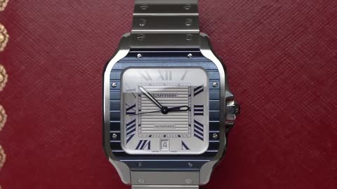 The New Cartier Santos, Blue PVD. I have feelings.