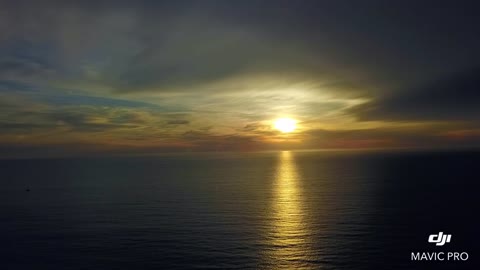 Check out the MAVIC PRO drone I used to capture the sunset over the sea