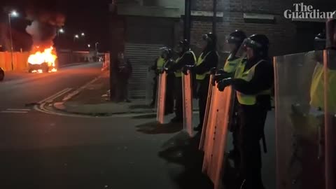 Protesters clash with police in London and Hartlepool after Southport stabbings