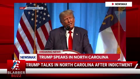 Trump Talks In North Carolina After Indictment