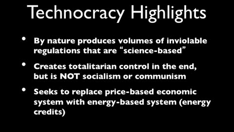 Trilateral Commission and Technocracy, a presentation by Patrick Wood