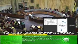 This Is Who They Are: INSANE Libs Take Over City Council Meeting to Defend Hamas!