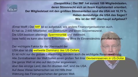“Largest humanitarian catastrophe”: Financial expert Ernst Wolff explains the causes.