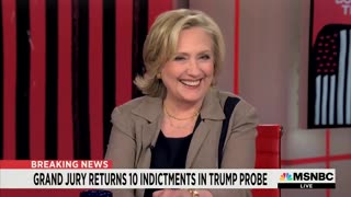 Hillary Clinton Talks Trump's Indictments