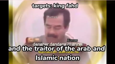 A compilation of clips from Saddam Hussein's greatest speeches.