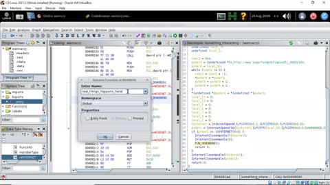 Analyzing the WannaCry KillSwitch Using Ghidra