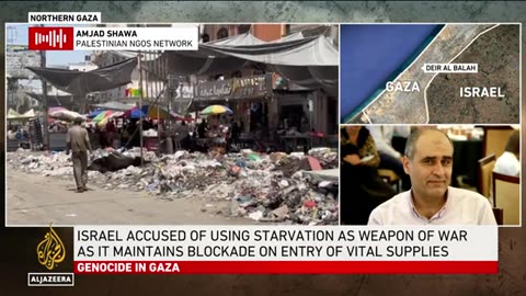 1:13 / 8:03 Food aid coming in Gaza is not enough for children: Palestinian NGOs Network