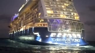 Celebrity EDGE set sail.... Great view