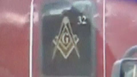 FEMA Coffins on Semi-truck with Freemason emblem on side of cab 9/25/12