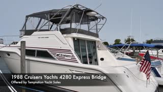 1988 Cruisers Yachts 4280 Express Bridge