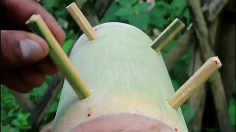Use to bamboo make Piggy bank ,To save money -DIY#shorts
