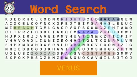 Word Search - Challenge 11/14/2022 - Hard - Random