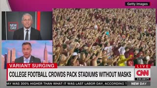 Dr. Fauci slams colleges for hosting football games without masks