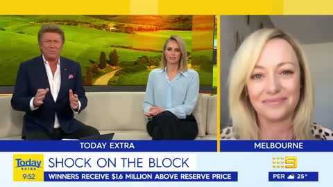 Shelley Craft recaps The Block auction shock results 🤯 | Today Show Australia