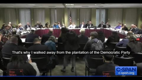 "That's why I walked away from the plantation of the Democrat Party"
