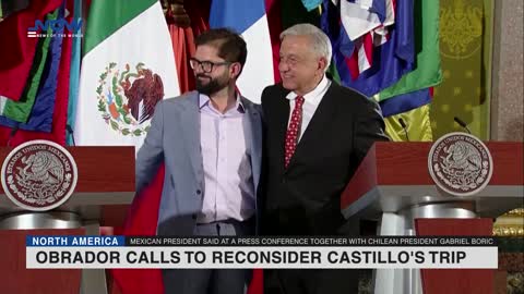 Obrador calls on the Peruvian Congress to reconsider Castillo's trip to Mexico