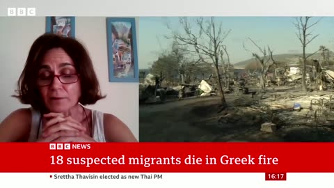 Eighteen bodies found in forest hit by Greece wildfires - BBC News