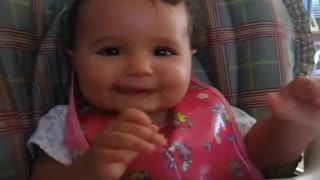 Baby laughing devil laugh