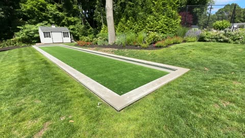 Bocce Ball Sports Game Courts with LED Lighting Sands Point NY