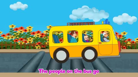 Wheels on the bus + old MacDonald had A farm Animals sounds song - kids songs