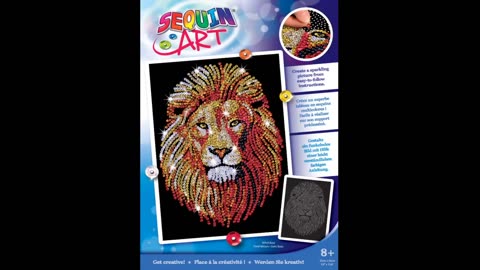 Sequin Art Blue Snow Cheetah Arts and Crafts Kits