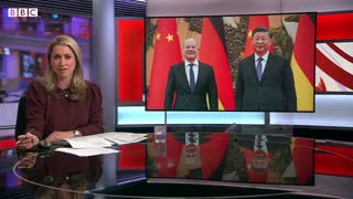 President Xi Jinping meets German Chancellor Olaf Scholz in China