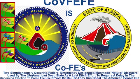 CoVFEFE - The US Deep State's plan to have a Volcano and a tsunami at the same time.