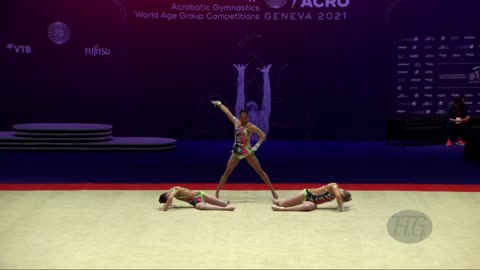 Netherlands 2 (NED) - 2021 Acrobatic Worlds, Geneva (SUI) Dynamic Womens Group