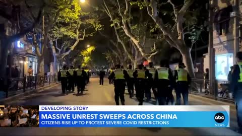 Unrest sweeps China as citizens take to the streets over COVID crackdown l GMA