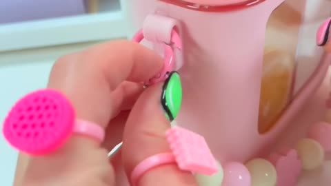 Cute Pink Double Chamber Kawaii Water Bottle Unboxing Asmr #shorts #youtubeshorts #unboxing