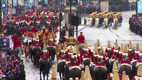 Watch: King Charles' Westminster Abbey procession