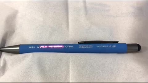 laser marking on pen