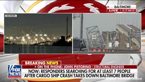 Structural Engineer “Surprised” Baltimore Bridge Collapsed After Being Hit By Cargo Ship