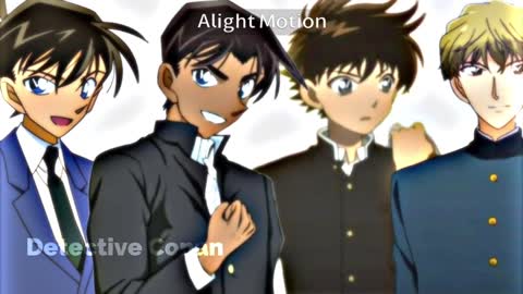 Kudo shinichi ? Hattori heji ? Kaito kid ? Hakuba saguru