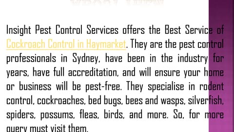 Best Pest Services in Haymarket